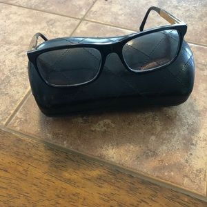 Designer Chanel frames  and case!